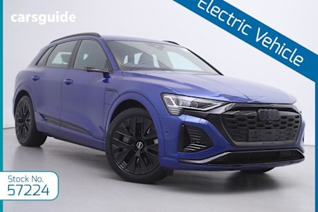 Blue 2023 Audi Q8 E-Tron Wagon 55 Launch Edition