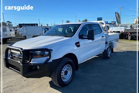 White 2019 Ford Ranger Double Cab Chassis XL 3.2 (4X4)