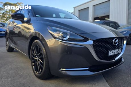 Grey 2022 Mazda 2 Hatchback G15 Pure SP
