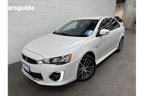 White 2016 Mitsubishi Lancer Sedan GSR