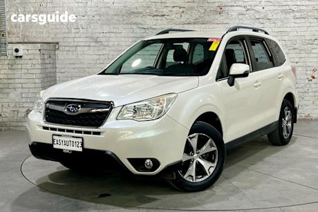 White 2014 Subaru Forester Wagon 2.5I Luxury Limited Edition