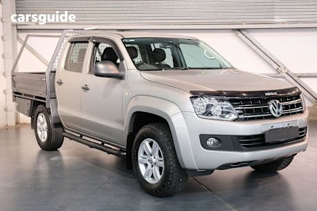 Brown 2016 Volkswagen Amarok Dual Cab Utility TDI420 Core Plus (4X4)