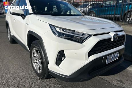 White 2022 Toyota RAV4 Wagon GX (2WD) Hybrid