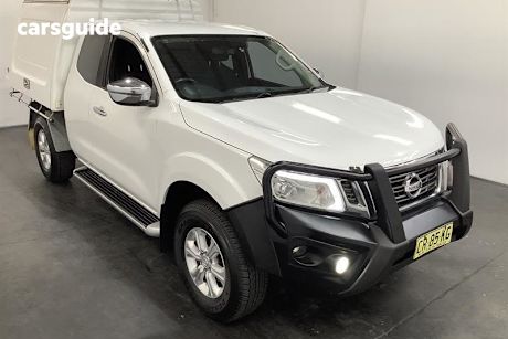 White 2018 Nissan Navara King Cab Pickup ST (4X4)