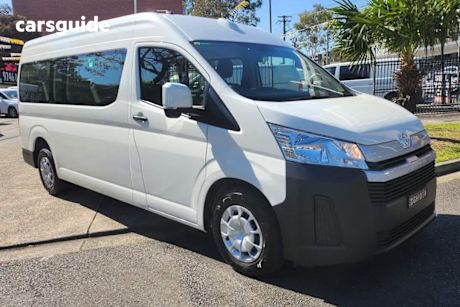 White 2019 Toyota Hiace Commercial Commuter High Roof Super LWB