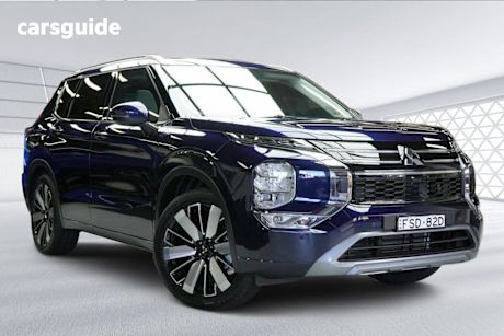 Blue 2025 Mitsubishi Outlander Wagon Exceed 5 Seat (awd)