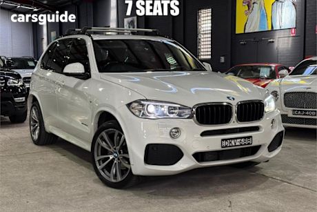 White 2016 BMW X5 Wagon Xdrive 30D