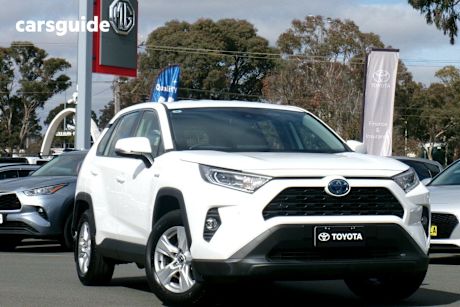 White 2021 Toyota RAV4 Wagon GX (2WD) Hybrid