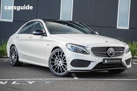 White 2017 Mercedes-Benz C43 Sedan
