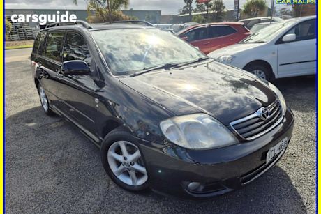 Black 2005 Toyota Corolla Wagon Levin