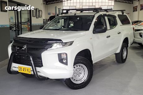 White 2021 Mitsubishi Triton Double Cab Pick Up GLX Adas (4X2)