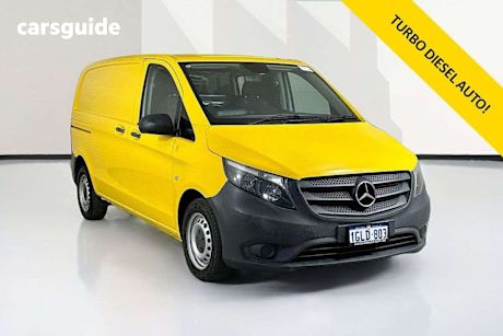 Yellow 2017 Mercedes-Benz Vito Van 114 Bluetec SWB