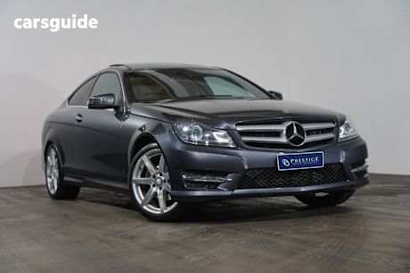 Grey 2015 Mercedes-Benz C250 Coupe