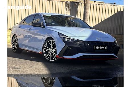Blue 2023 Hyundai I30 Sedan N Premium With Sunroof