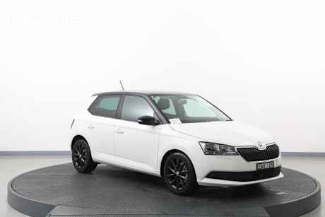 White 2020 Skoda Fabia Hatch 81 TSI
