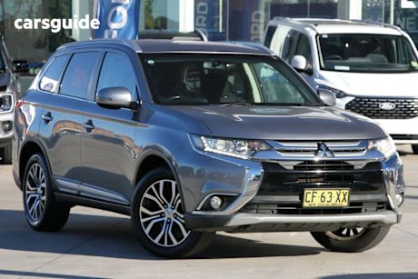 Grey 2015 Mitsubishi Outlander Wagon LS (4X2)