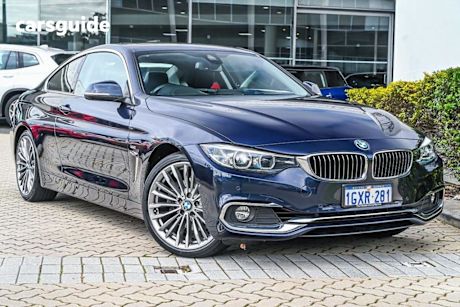 Blue 2017 BMW 430i Coupe Gran Coupe
