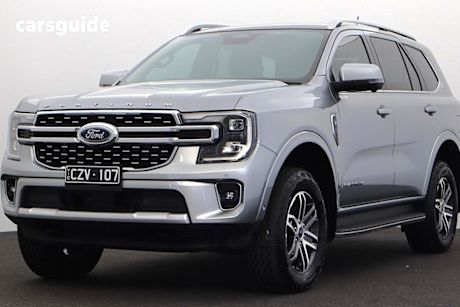Silver 2024 Ford Everest Wagon Platinum (4WD)