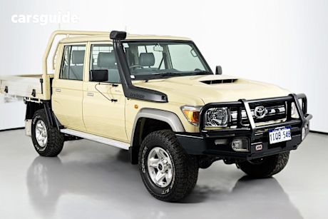 Beige 2021 Toyota Landcruiser 70 Series Double Cab Chassis GXL