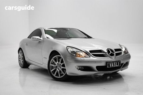 Silver 2007 Mercedes-Benz SLK200 Convertible Kompressor