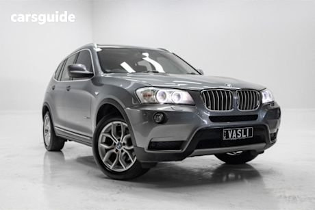 Grey 2013 BMW X3 Wagon Xdrive 30D