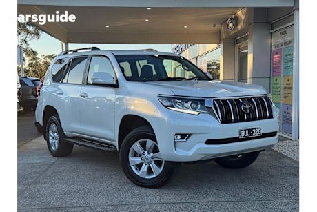 White 2021 Toyota Landcruiser Prado Wagon GXL 4X4