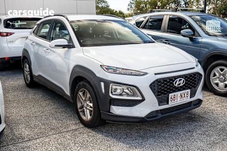 White 2019 Hyundai Kona SUV ACTIVE F