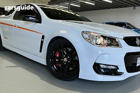 White 2017 Holden UTE Ute Tray SS-V Redline