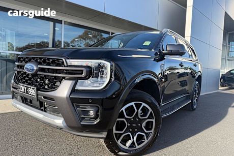 Black 2025 Ford Everest Wagon WILDTRAK 4X4