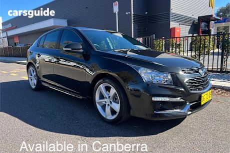Black 2015 Holden Cruze Hatchback SRI V