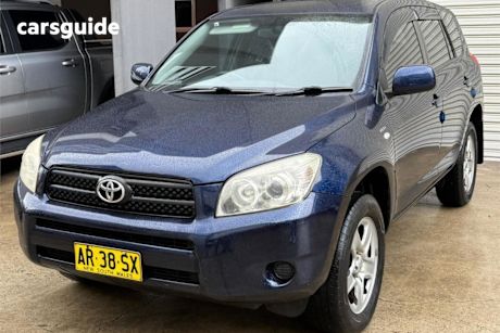 Blue 2006 Toyota RAV4 Wagon CV Sport