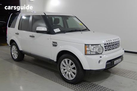 White 2013 Land Rover Discovery 4 Wagon 3.0 SDV6 SE