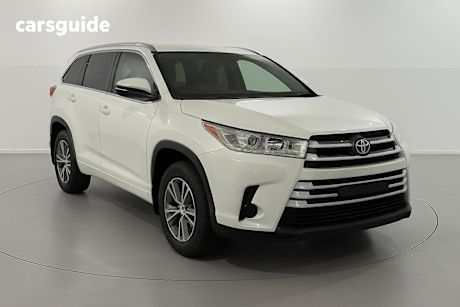 White 2017 Toyota Kluger Wagon GXL (4X4)