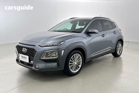Grey 2018 Hyundai Kona Wagon Elite