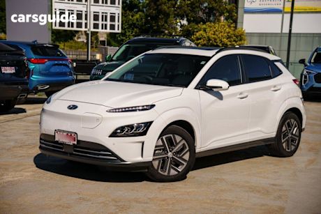 White 2021 Hyundai Kona Wagon Highlander Electric STD Range