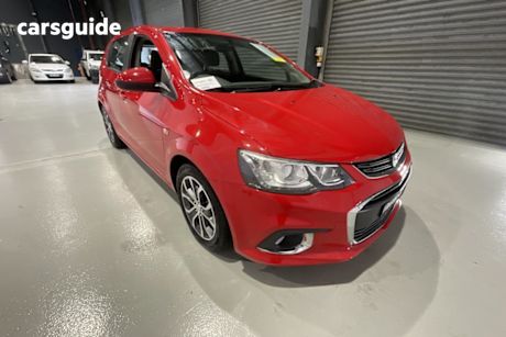 Red 2017 Holden Barina Hatchback LS