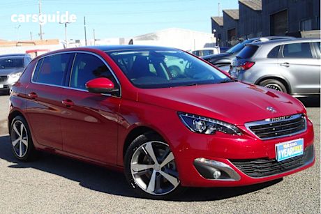 Red 2017 Peugeot 308 Hatchback Allure