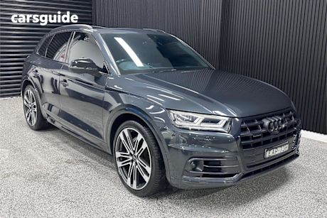 Grey 2018 Audi Q5 Wagon 3.0 TDI Quattro Sport
