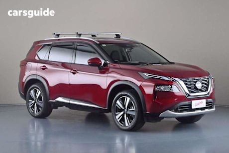 Red 2022 Nissan X-Trail Wagon TI-L (4WD)
