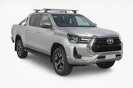 Silver 2021 Toyota Hilux Double Cab Pick Up SR5 (4X4)