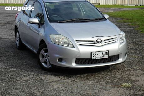 Silver 2010 Toyota Corolla Hatchback Ascent