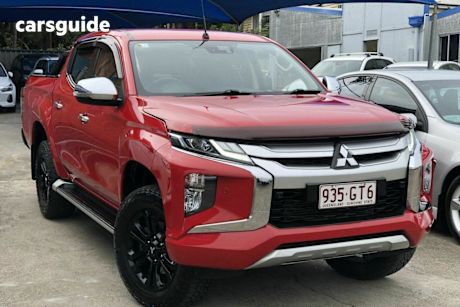 Red 2021 Mitsubishi Triton Double Cab Pick Up GLS (4X4)