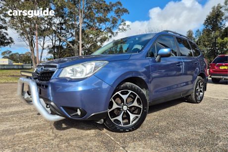 Blue 2014 Subaru Forester Wagon 2.5I-S