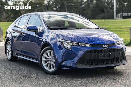 Blue 2022 Toyota Corolla Sedan Ascent Sport Hybrid