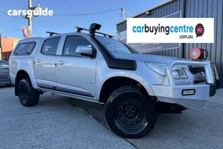 Silver 2013 Holden Colorado Crew Cab Pickup LX (4X4)