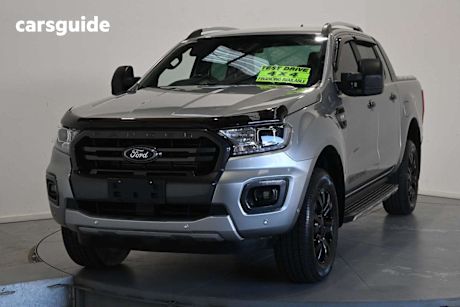 Silver 2022 Ford Ranger Double Cab Pick Up Wildtrak 3.2 (4X4)
