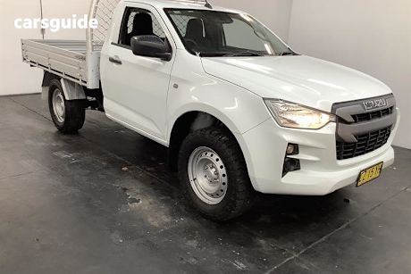 White 2020 Isuzu D-MAX Cab Chassis SX (4X2)