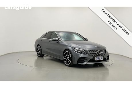 Grey 2021 Mercedes-Benz C300 Sedan