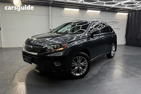 Grey 2010 Lexus RX450H Wagon Sports Luxury