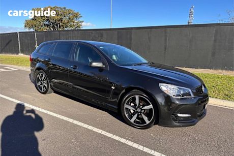 Black 2016 Holden Commodore Sportswagon SV6 Black Pack
